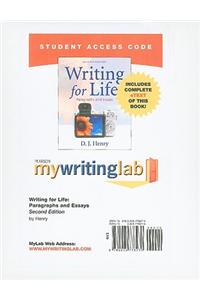 MyLab Writing with Pearson eText -- Standalone Access Card -- for Writing for Life