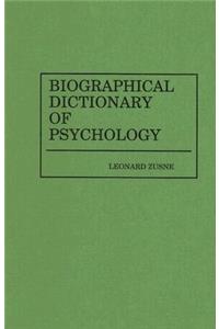 Biographical Dictionary of Psychology