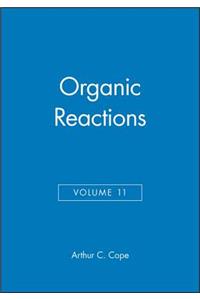 Organic Reactions, Volume 11