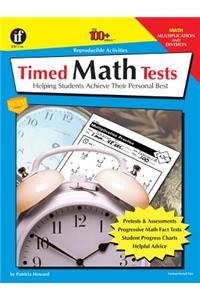 Timed Math Tests, Multiplication and Division, Grades 2 - 5