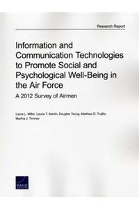 Information and Communication Technologies to Promote Social and Psychological Well-Being in the Air Force
