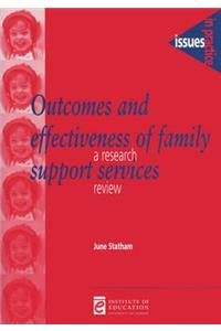 Outcomes and Effectiveness of Family Support Services