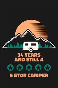 34th Birthday Camping Journal