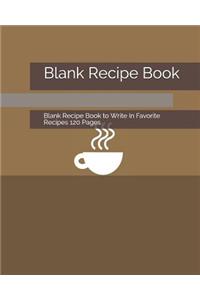 Blank Recipe Book