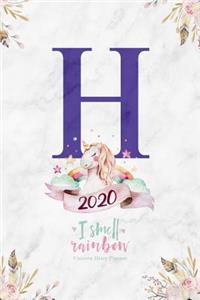 2020 Unicorn Diary Planner I Smell Rainbow