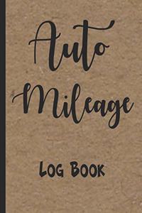 Auto Mileage Log Book