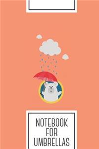 Notebook for Umbrellas