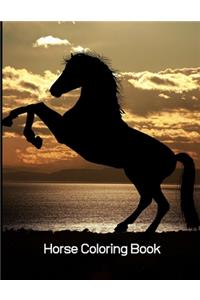 Horse Coloring Book