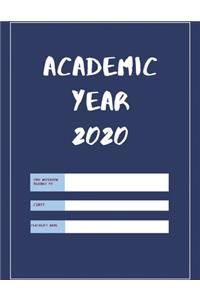 Academic year 2020