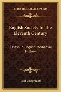 English Society In The Eleventh Century