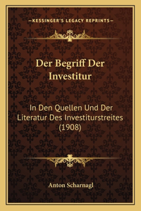 Der Begriff Der Investitur