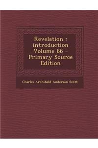 Revelation: Introduction Volume 66