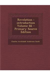 Revelation: Introduction Volume 66