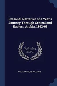 PERSONAL NARRATIVE OF A YEAR'S JOURNEY T