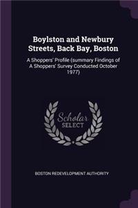Boylston and Newbury Streets, Back Bay, Boston