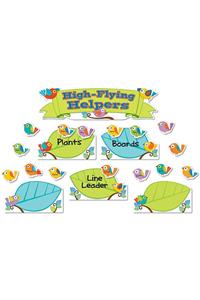 Boho Birds Job Assignment Mini Bulletin Board Set