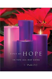 Hope Advent Sunday 1 Bulletin 2015, Large (Pkg of 50)