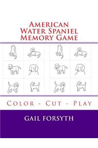 American Water Spaniel Memory Game