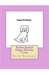 Boykin Spaniel Happy Birthday Cards