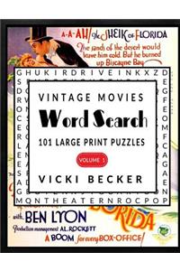 Vintage Movies Word Search