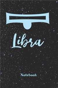 Libra Zodiac Sign Notebook