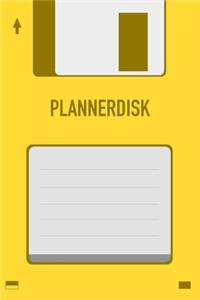 Yellow Plannerdisk Floppy Disk 3.5 Diskette Weekly 2020 Planner [6x9]