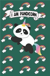 I am Pandicorn Gift for Girls