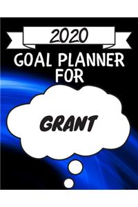 2020 Goal Planner For Grant