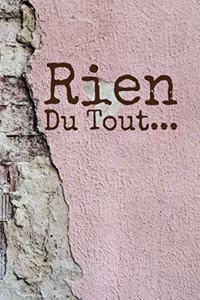 Rien du tout