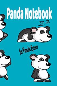 panda Notebook journal- for Girls Who Loves Pandas