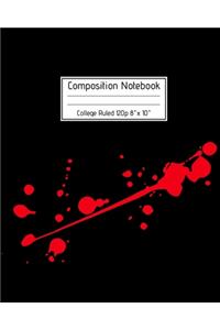 Composition Notebook College Ruled 120p 8