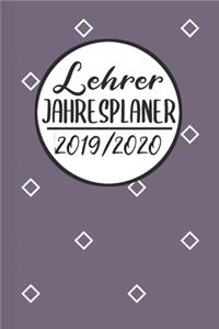 Lehrer Jahresplaner 2019 / 2020