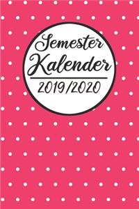 Semester Kalender 2019 / 2020