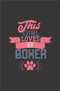 This girl loves her Boxer