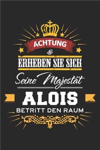 Achtung Erheben Sie sich Seine Majestät Alois Betritt den Raum