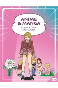 Anime Manga Blank Comic Notebook