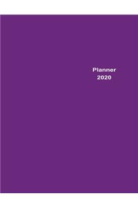 2020 Planner Weekly & Monthly 8.5x11 Inch