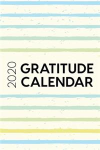 2020 Gratitude Calendar