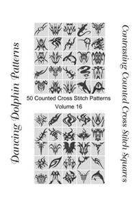 Contrasting Counted Cross Stitch Squares