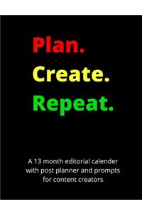 Plan Create Repeat