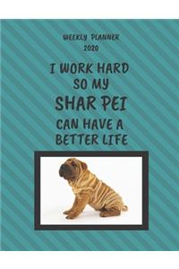 Shar Pei Weekly Planner 2020