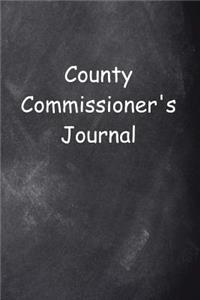 County Commissioner's Journal Chalkboard Design