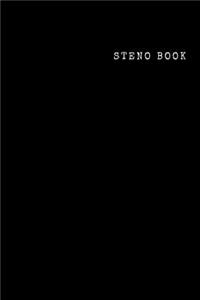 Steno Book: Steno pad, 6" x 9", Gregg Rule, White Paper, 100 Pages