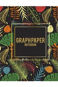 Graph Paper Notebook: Summer Night Forest, 8.5" X 11" Square Blank Quad Ruled 1/4" Inch Graph Paper, Blank Graph Paper Composition Books