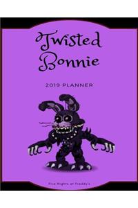 Twisted Bonnie 2019 Planner Five Nights at Freddy's: Calendar, Journal, Diary