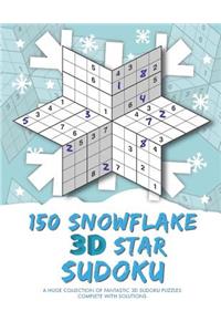 150 Snowflake 3D Star Sudoku