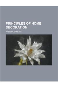Principles of Home Decoration