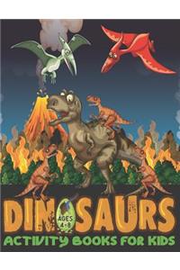 Dinosaur Activity Book for Kids Ages 4-8