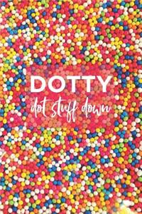 Dotty Fun Composition Notebook: Blank Lined Journal