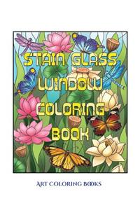 Art Coloring Books (Stain Glass Window Coloring Book)